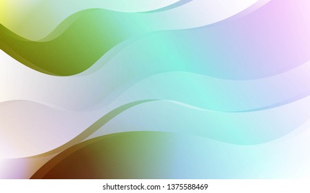 Template Modern Background With Curves Lines. For Elegant Pattern Cover Book. Vector Illustration with Color Gradient