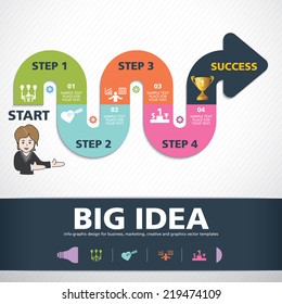 template modern info graphic design, for business template, marketing, creative templates and graphics vector