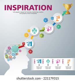 template modern info graphic design, for business template, marketing, creative templates and graphics vector