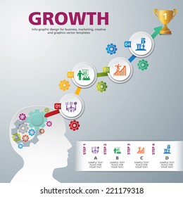 template modern info graphic design, for business template, marketing, creative templates and graphics vector