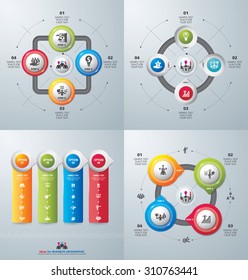 Template modern info graphic design for business, marketing, creative, web and graphics concept