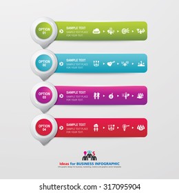 Template modern info graphic design for business, marketing, creative, web and graphics concept