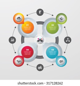 Template modern info graphic design for business, marketing, creative, web and graphics concept 