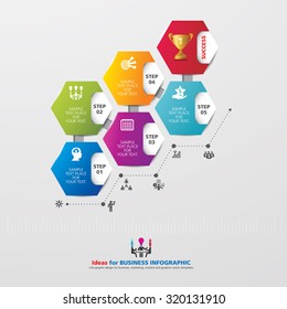Template modern info graphic design for business, marketing, creative, web and graphics concept