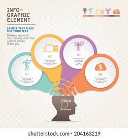 template modern info-graphic design, for business finance template, marketing templates and graphics 