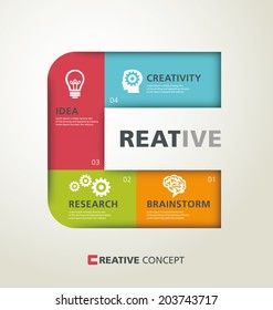 template modern info-graphic design, vector, template, creative, typography