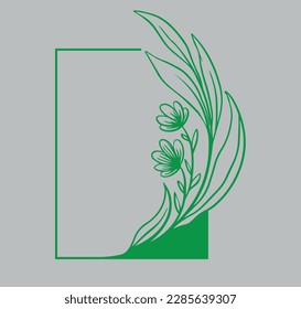 template modern vector illustration Flower
