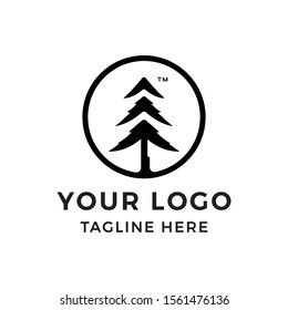 template mountain logo for your brand