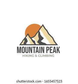 Template Mountain Logo Your Team Traveling Stock Vector (Royalty Free ...