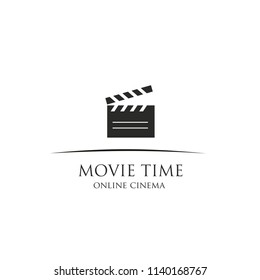 Template for movie time logo