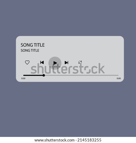 template music player for handphone. Music player pop up spotify. Notification playing song UI UX design interface. Youtube smart phone resso.