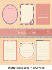 Template - for Name Sticker, Banner, Name Card, etc