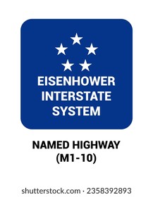 plantilla DENOMINADA HIGHWAY MARKER Guide signo USO ROAD SYMBOL SIGN MUTCD