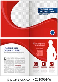 template organic layout corporate