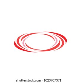 Template oval Emblem Blank