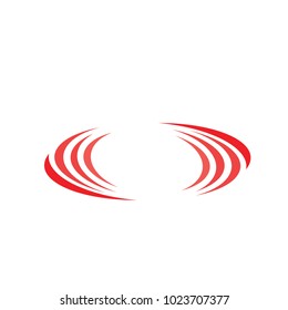 Template oval Emblem Blank