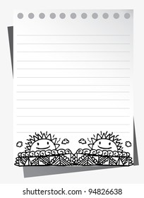 template paper illustration doodle