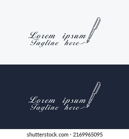 Template Pen logo icon design