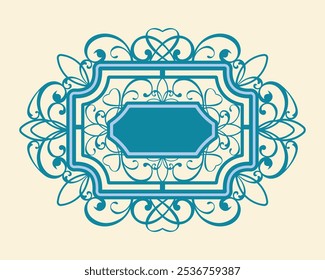Template for plotter laser cutting of paper, metal engraving, wood carving, cnc, Decorative paper art panel dies