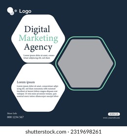 Template Post Digital Business Marketing Social Media Stories and square Banner poster Editable Promotion advertising Web Banner Stories Ads