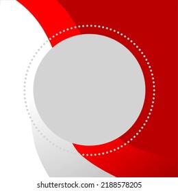 Template post social media Indonesia independence day theme simple design