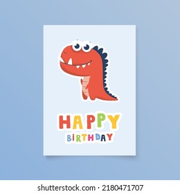 template postcard with giraffe. greeting card birthday holiday for print, design, poster,