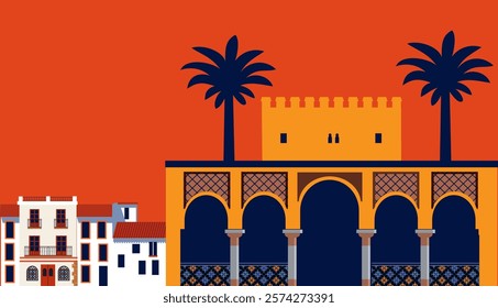 template for postcard, invitation, poster, ads, banner, festive