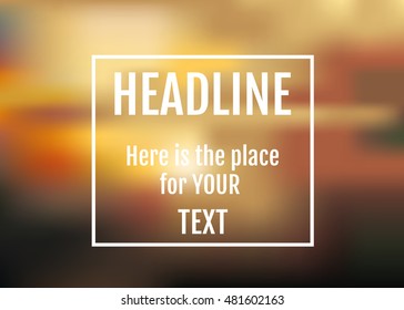 Template of poster, banner, postcard, ad, flyer or booklet. Wooden boards background.