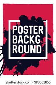 Template for posters and flyers. Modern posters and flyers background