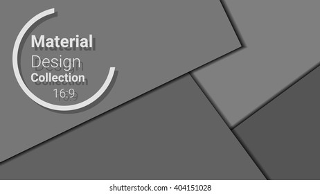 template for presentation in 16: 9 format. vector illustration. designed for business background, education, web, brochure, flyer. abstract creative concept layout template in dark  colors