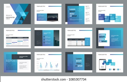 template presentation design and page layout design for brochure ,book , magazine,annual report and company profile , with infographic elements  design
