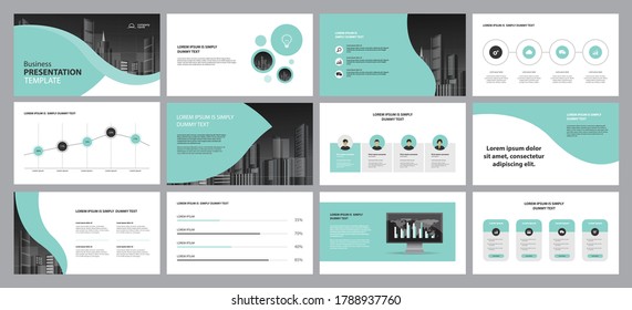 template presentation design and page layout design for brochure ,book , magazine,annual report and company profile , with info graphic elements design