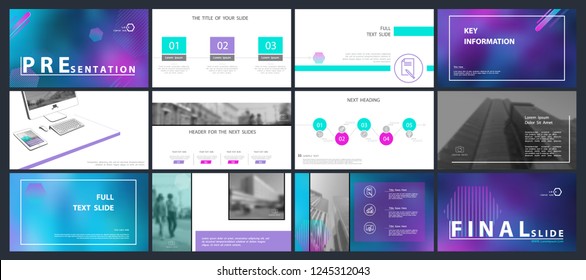 Template Presentation. Multicolored, White Background. Multipurpose Template For Slides, Business Infographics. Postcard, Postcard, Corporate Report, Marketing, Advertising, Annual Report, Digital