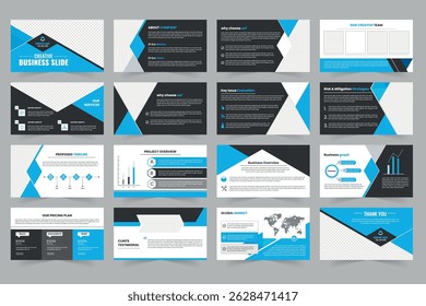 Template presentation slides background design, Creative project strategy layout showcases design and service  presentation template