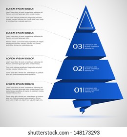 Template for presentations, banners, info graphics. Editable vector illustration for your business