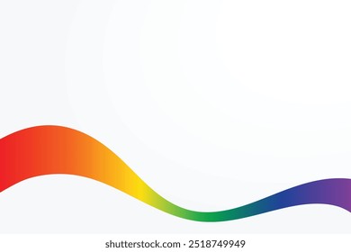 Plantilla para presentaciones e informes con elementos coloridos ondulados sobre un fondo blanco.