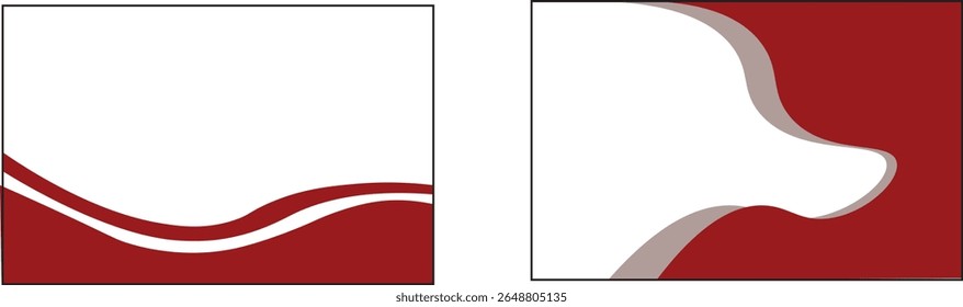 Template of professional business name card