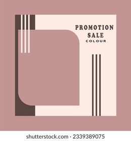 template promotion flyer in vector