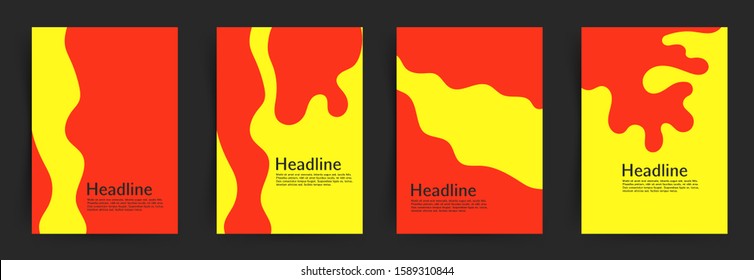Template for promotions or presentations of wine events. Illustration with liquid effect. Red wine. Vector design. 