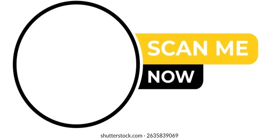 template qr code Abstract QR Code Placeholder: Scan Me Now Button Design