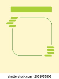 Template for quote design vector