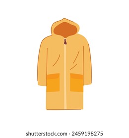 template rain jacket cartoon. hoodie storm, autumn zipper, outdoor hood template rain jacket sign. isolated symbol vector illustration