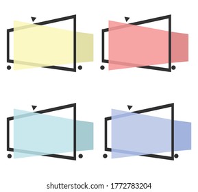 Template ready for use in web or print design