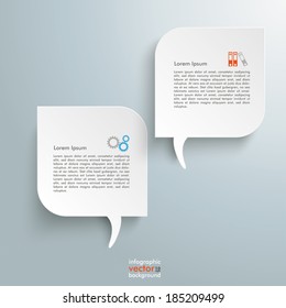 Template rectangles design on the grey background. Eps 10 vector file.