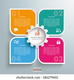Template rectangles design on the grey background. Eps 10 vector file.