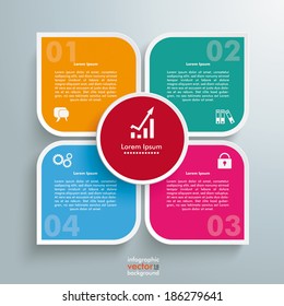 Template rectangles design on the grey background. Eps 10 vector file.