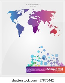 Template of registration of the bright document