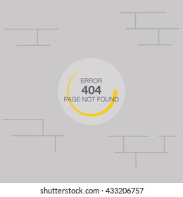 Template reports that the page is not found. Concept page 404. Design 404 error.