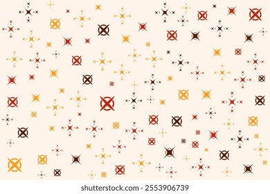 template retro star background pattern fullcolor