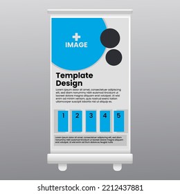 exposición de diseño de pancartas de resumen de plantillas